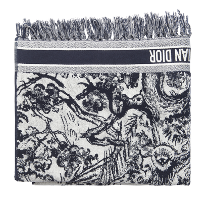 Christian Dior Toile De Jouy Beach Towel, front view